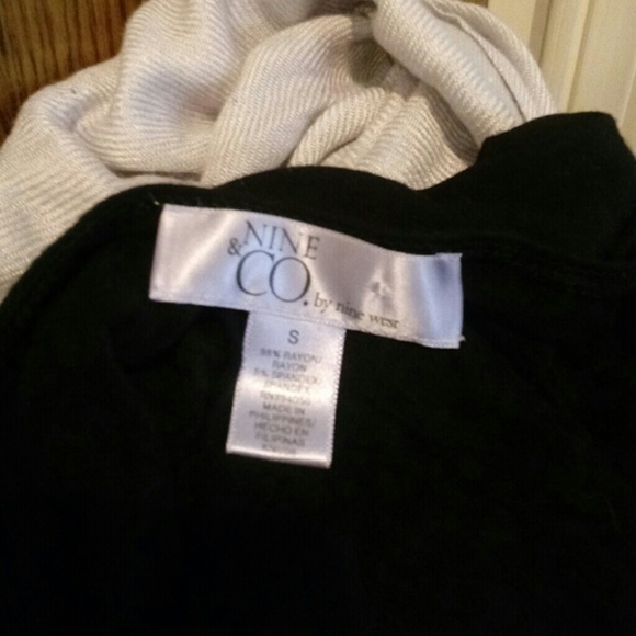 Nine&Co 3/4 Sleeve Black Dress Size S - Picture 5 of 5